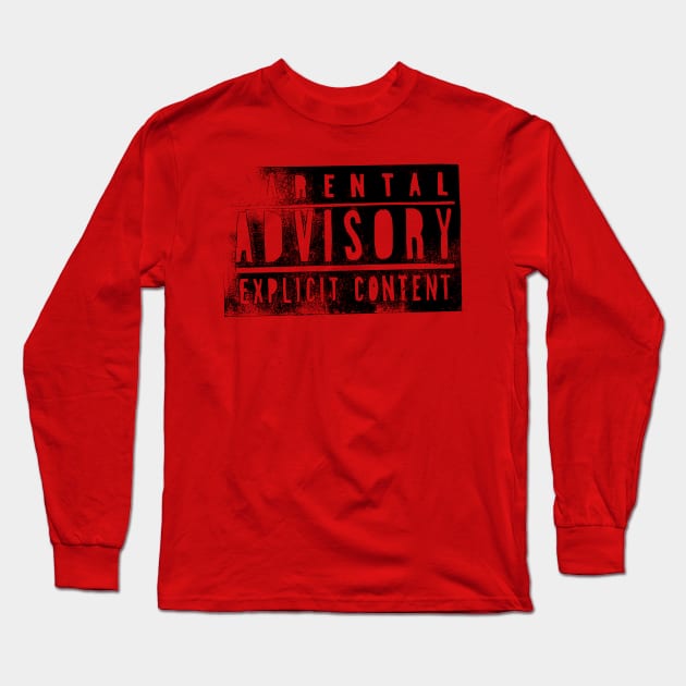 Explicit Lyrics Long Sleeve T-Shirt by Scar